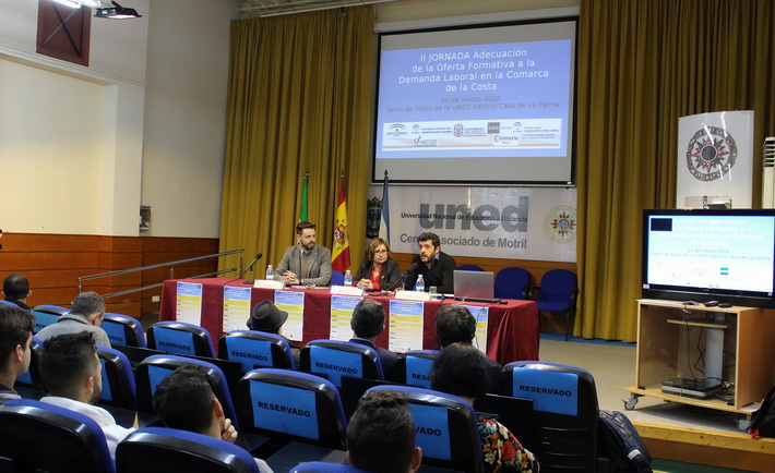 La UNED acoge las II Jornadas de Adecuación de la Oferta Formativa a la Demanda Laboral de la Comarca de la Costa